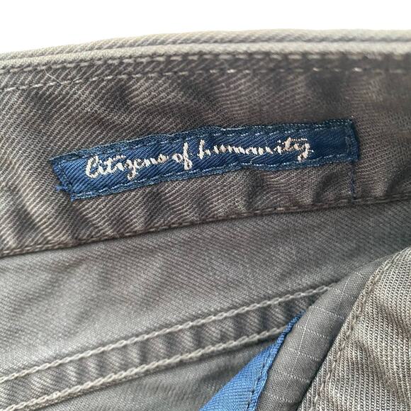 New Citizens of Humanity by Jerome Dahan Brown Jean Denim Micro Mini Skirt 28 - Picture 11 of 12